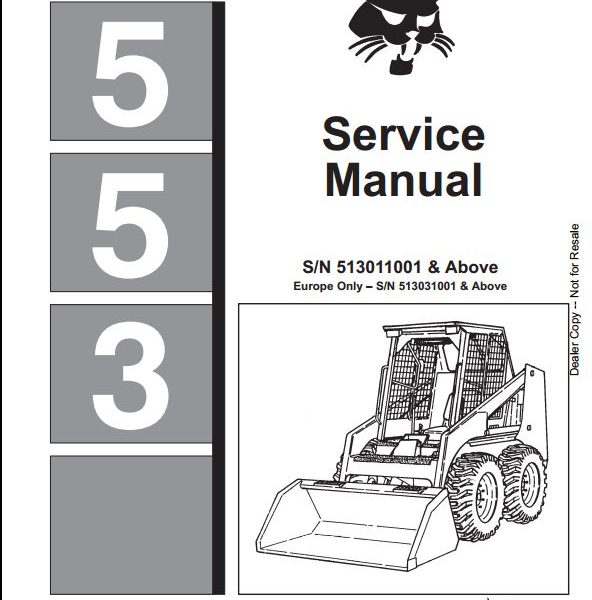 Bobcat 553 manual free