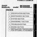 Kobelco SK200SR manual