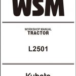 Kubota L2501 Tractor Workshop Service Manual