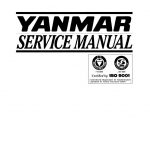 Yanmar Sail Drive Unit SD20 Service Manual