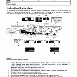 Volvo dumper A25D A30D Service Repair Manual