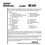 Kobelco SK60 Hydraulic Excavator Service Manual
