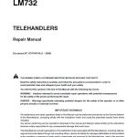 New Holland Lm732 Telehandler Workshop Repair Manual