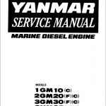 Yanmar Marine Diesel Engine 1GM10, 2GM20, 3GM30, 3HM35 Service Repair Manual