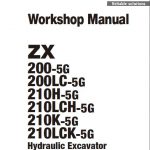 Hitachi ZX200-5G Hydraulic Excavator Workshop Manual