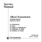 Allison HT 740 Series Transmission Service Manual