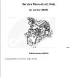 Cummins ISC, ISL CM2150 Engine Service Manual