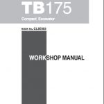 Takeuchi TB175 Manual