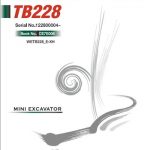 Takeuchi TB228 Manual