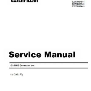 Caterpillar G3516E Service Manual
