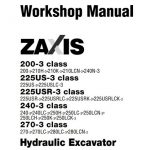 Hitachi Zaxis 200-3 Manual