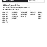 Allison 4500 RDS Service Manual