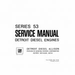 Detroit Diesel Series 53 Service Repair Manual