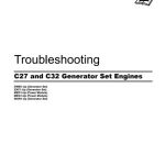 Caterpillar C27 and C32 Generator Set Engines Troubleshooting Manual