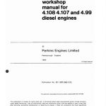 Perkins 4.107 4.108 4.99 Diesel Engines manual