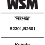 Kubota B2301,B2601 Workshop Manual