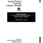 John Deere 110 & 112 Lawn Garden Tractors Service Manual