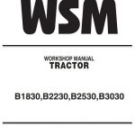 Kubota B1830 B3030 Tractor Workshop Manual