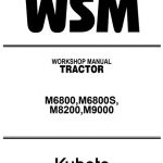 Kubota M6800 Workshop Manual