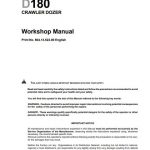 New Holland D180 Workshop Manual