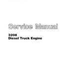 Caterpillar 3208 Diesel Truck Engine Service Manual
