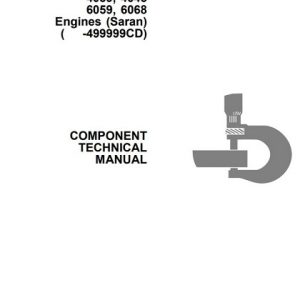 John Deere 3029 4039, 4045 6059, 6068 Engines Technical Manual