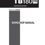 Takeuchi TB180FR Hydraulic Excavator Workshop Manual