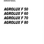Deutz Fahr Agrolux F50 F60 F70 F80 Tractor Workshop Manual