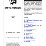 JCB 422ZX Wheeled Loader Service Repair Manual