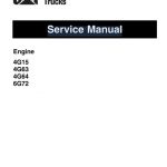 Caterpillar 4G15 4G63 4G64 6G72 Engine Forklifts Service Manual