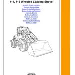 JCB 411, 416 Wheeled Loader Service Manual