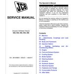 JCB Rough Terrain ForkLifts 926, 930, 940, 950 Service Manual