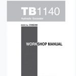Takeuchi Tb1140 Hydraulic Excavator Service Manual