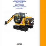 JCB JS85 (JS Auto Range) Tracked Excavator Service Manual