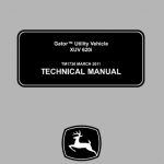 John Deere XUV 620i Gator Utility Vehicle Technical Manual