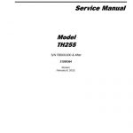 Caterpillar Cat TH255 Telehandler Service Manual