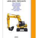 JCB JZ235 JZ255 Tracked Excavator Service Manual