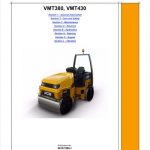 JCB VMT380, VMT430 Vibratory Tandem Roller Service Manual