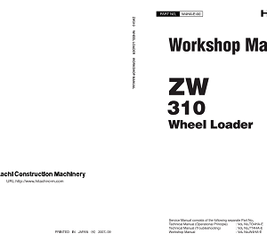 Hitachi ZW310 Wheel Loader Service Manual