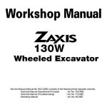Hitachi Zaxis 130W Wheeled Excavator Service Manual