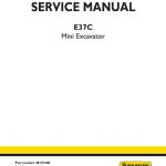 New Holland E37C Mini Excavator Service Manual