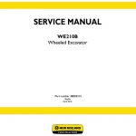 New Holland WE210B Wheeled Excavator Service Manual