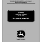 John Deere F620, F680, F687 Z-Trak Technical Manual