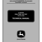 John Deere F620, F680, F687 Z-Trak Technical Manual