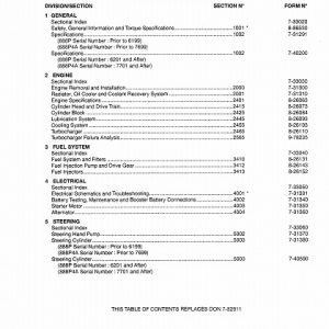 Case 888P, 888P4A Excavator Service Manual