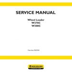 New Holland W270C ,W300C Wheel Loader Service Manual PDF