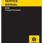 New Holland EH35 Compact Excavator Service Manual