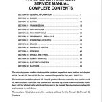 Case IH Farmall 55, Farmall 60 Tractors Service Manual