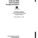 John Deere 5730, 5830 Self Propelled Forage Harvesters Technical Manual
