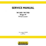 New Holland W130D, W170D Stage IV Wheel Loader Service Manual